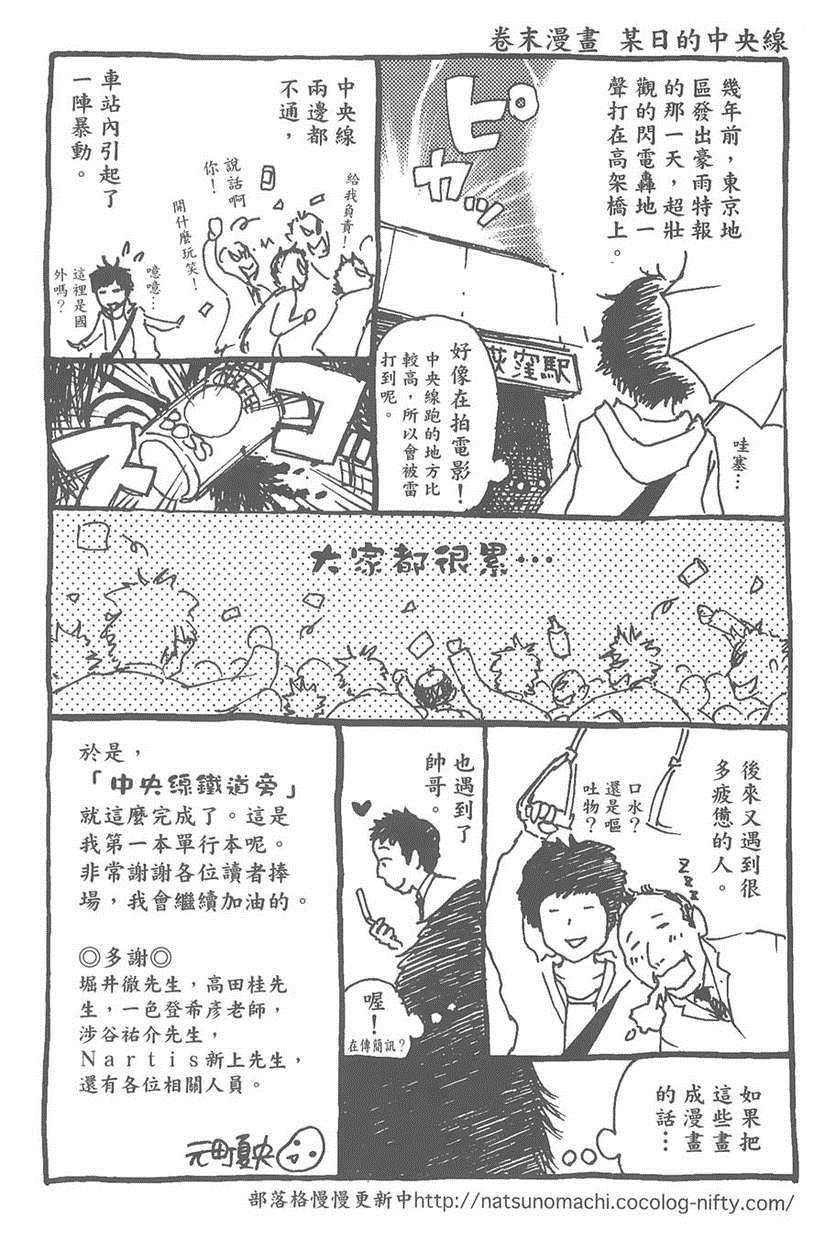 《中央线铁道旁》漫画 01卷