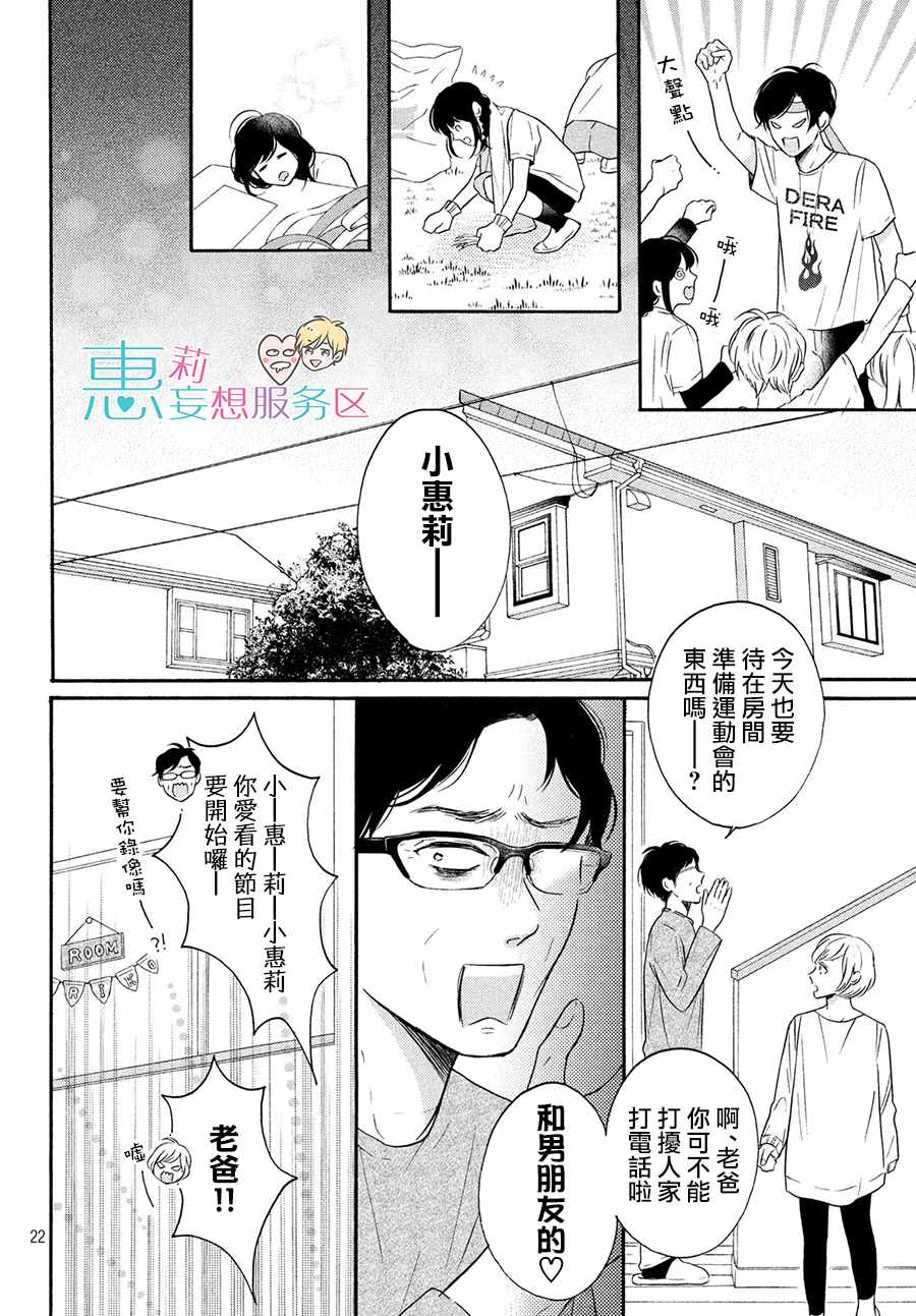 《烦恼着恋爱的惠莉》漫画 036集