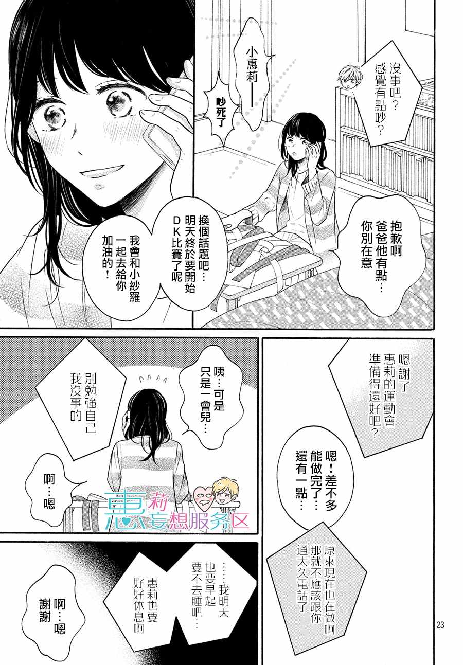 《烦恼着恋爱的惠莉》漫画 036集