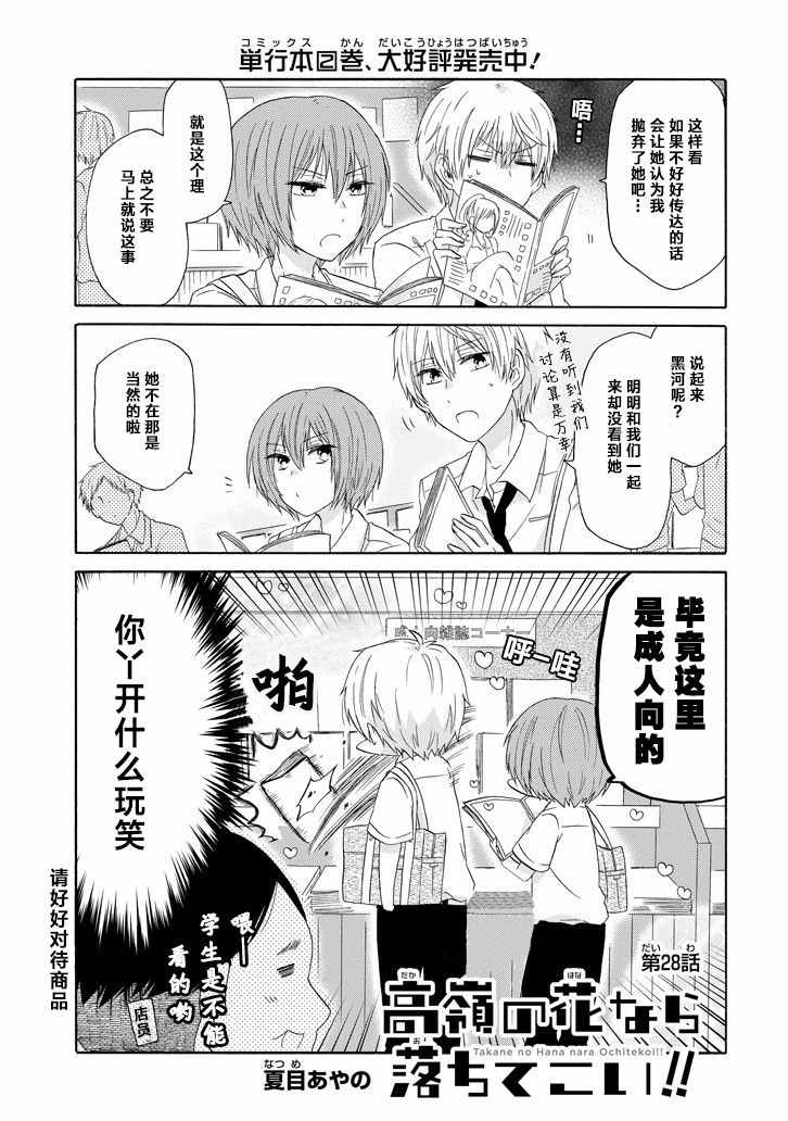 《就算是高岭之花也要攻略！》漫画 高岭之花也要攻略 028话