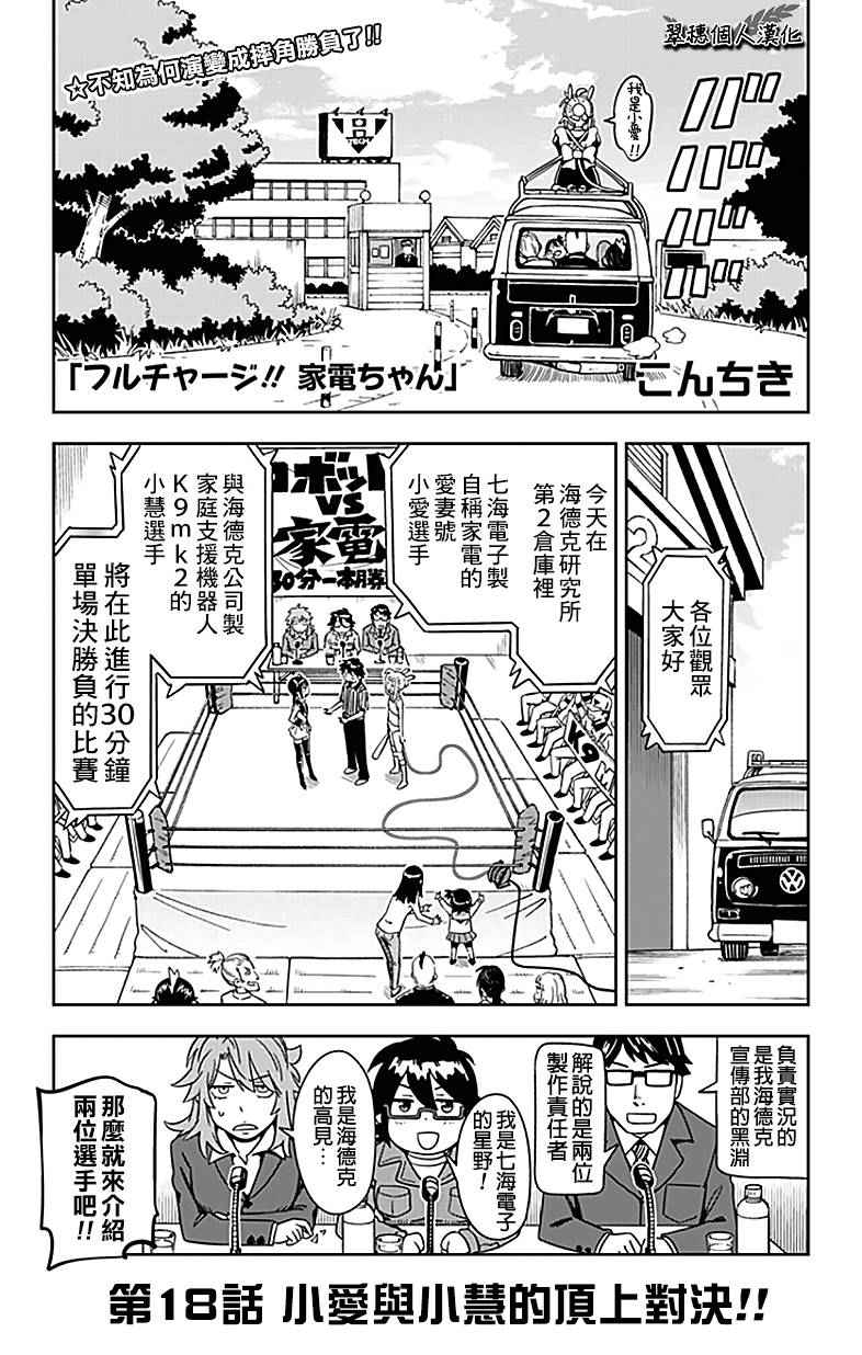 《电力充沛！！家电美眉》漫画 家电美眉 018话