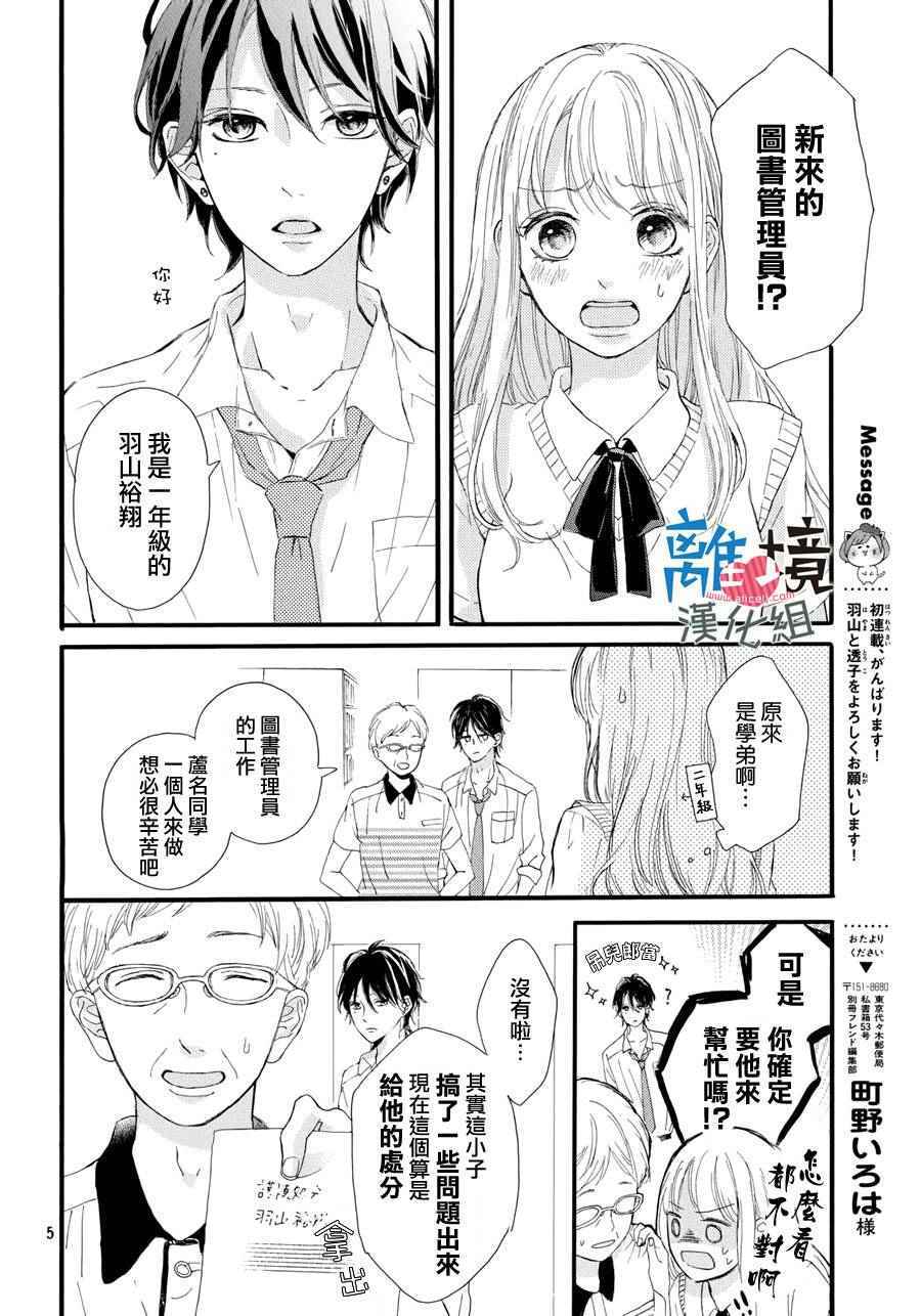 《让我心动不已的轻浮学弟羽》漫画 轻浮学弟羽 001话