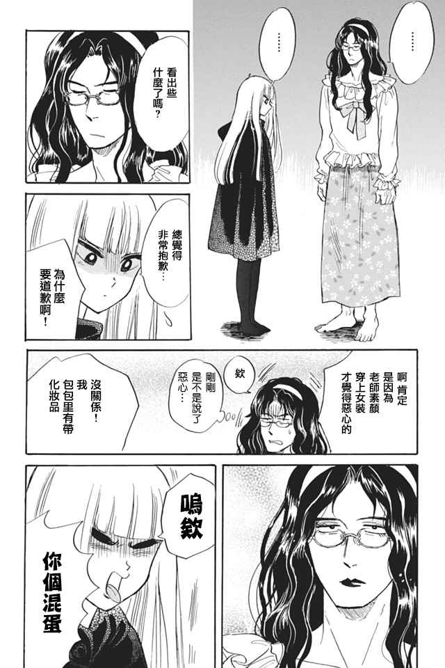 《盐田老师和雨井酱》漫画 除灵