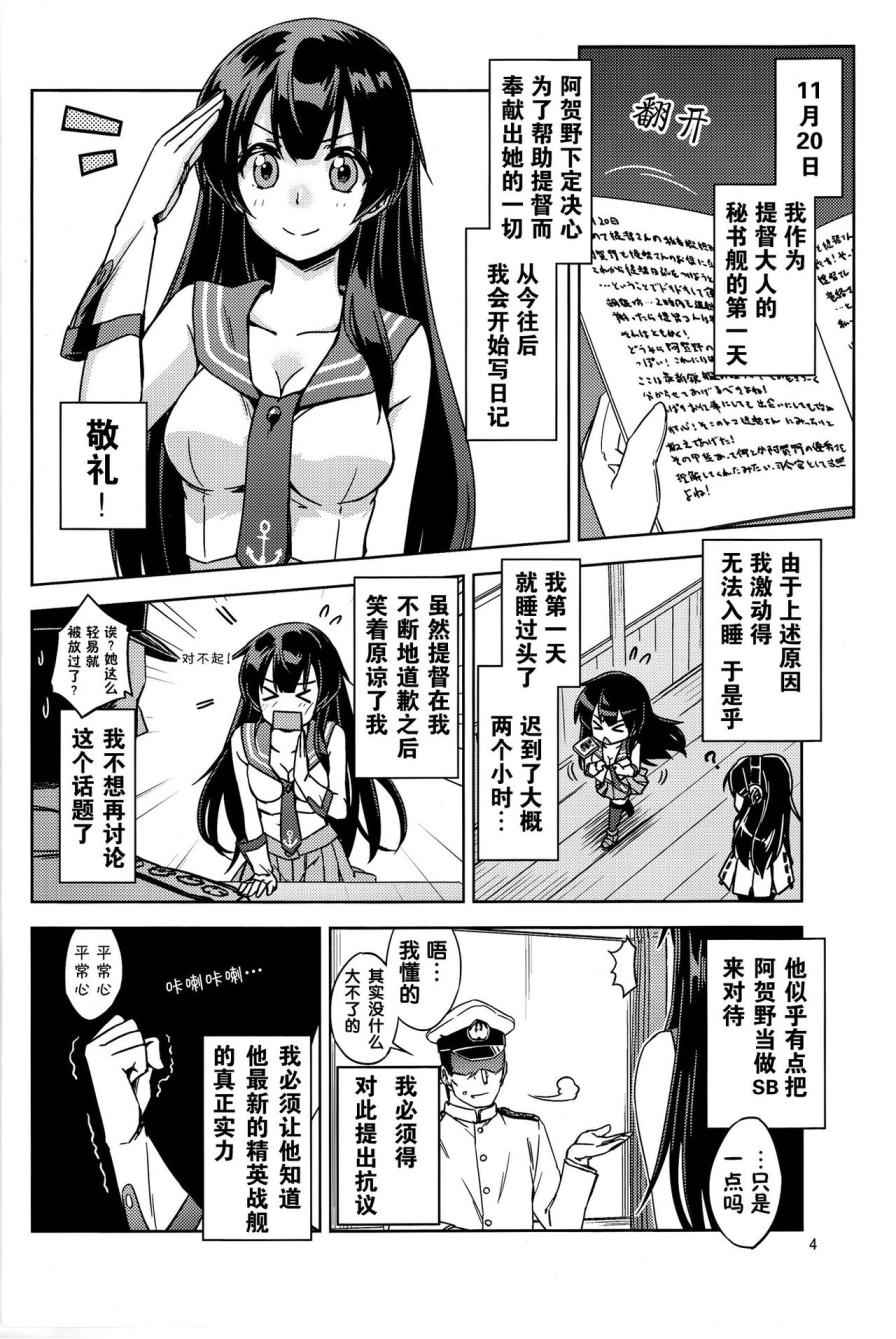 《阿贺野的提督日志》漫画 阿贺野的日志 001话