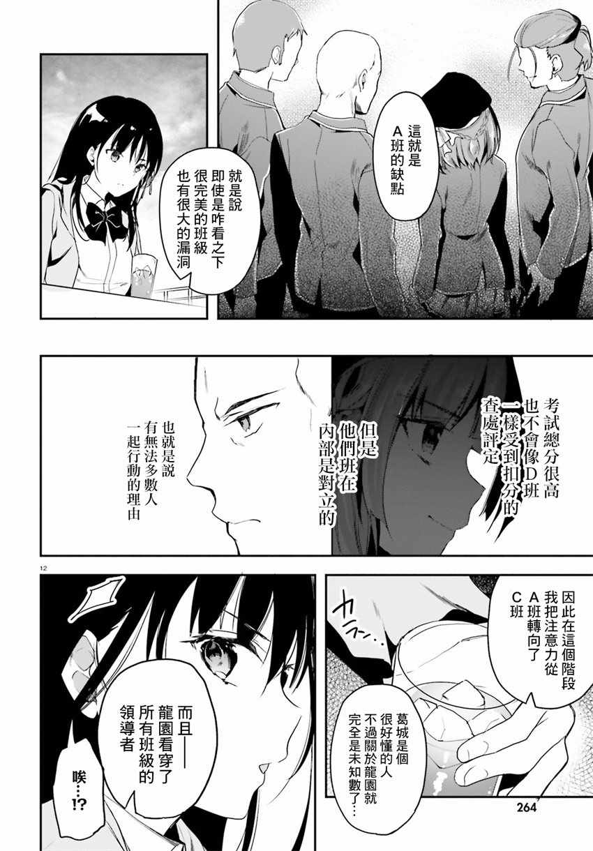 《欢迎来到实力至上主义的教室》漫画 实力至上的教室 027话