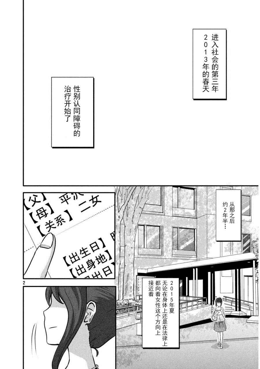 《为了成为女孩子》漫画 001话