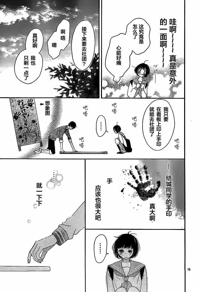 《恋爱的少女》漫画 002话