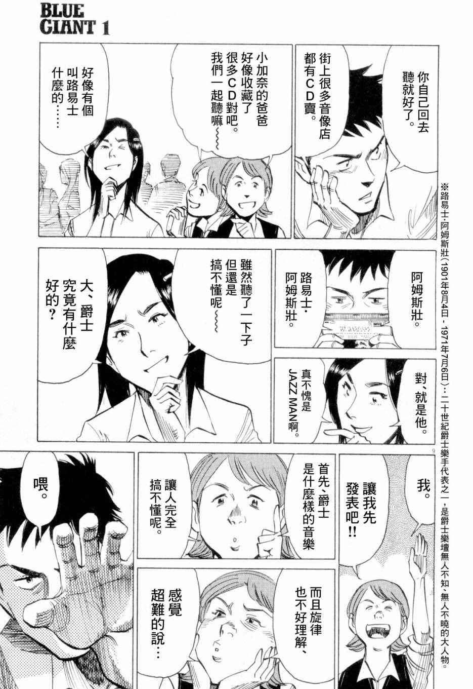 《BLUE GIANT》漫画 003话