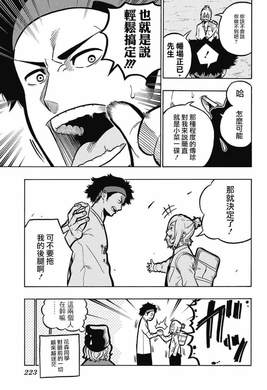 《绝佳射门》漫画 003话