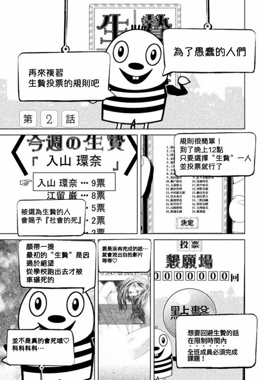 《生贽投票》漫画 002话