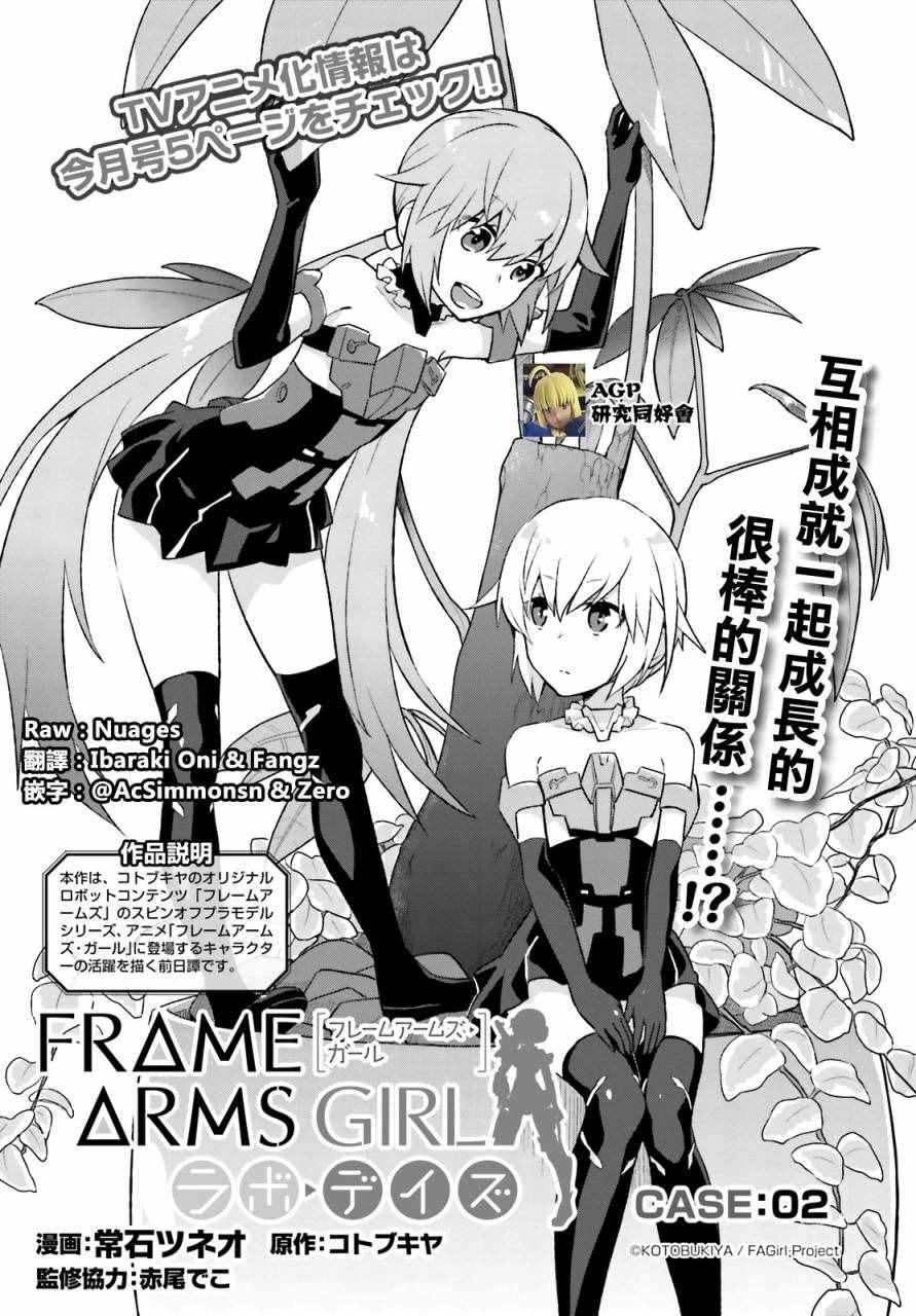 《Frame Arms Girl Rab Days》漫画 Girl Rab Days 002话