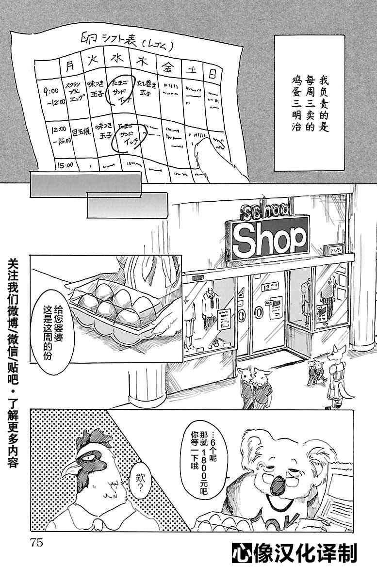 《BEASTARS》漫画 020话