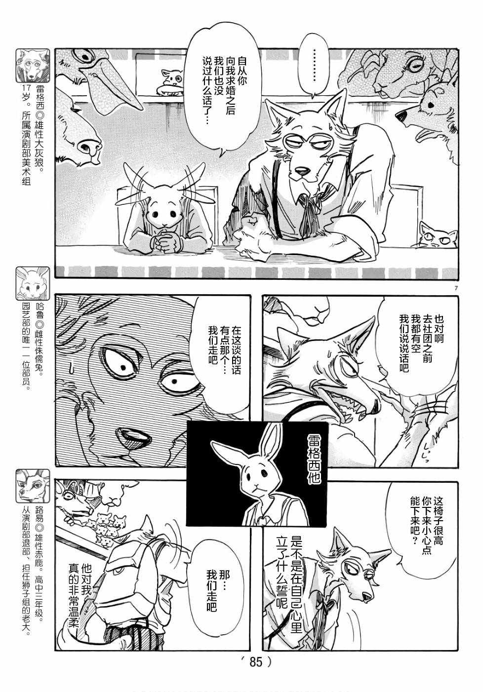 《BEASTARS》漫画 083话