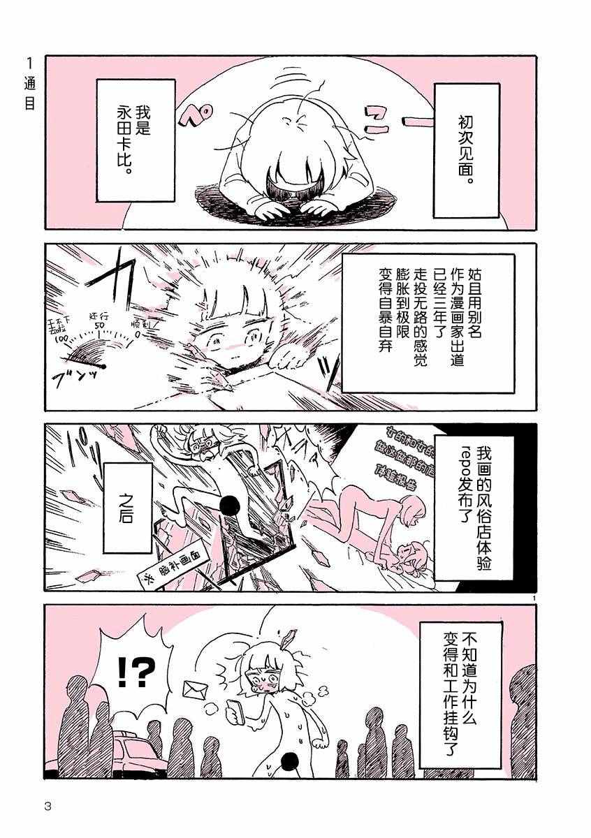 《一人交换日记》漫画 001话