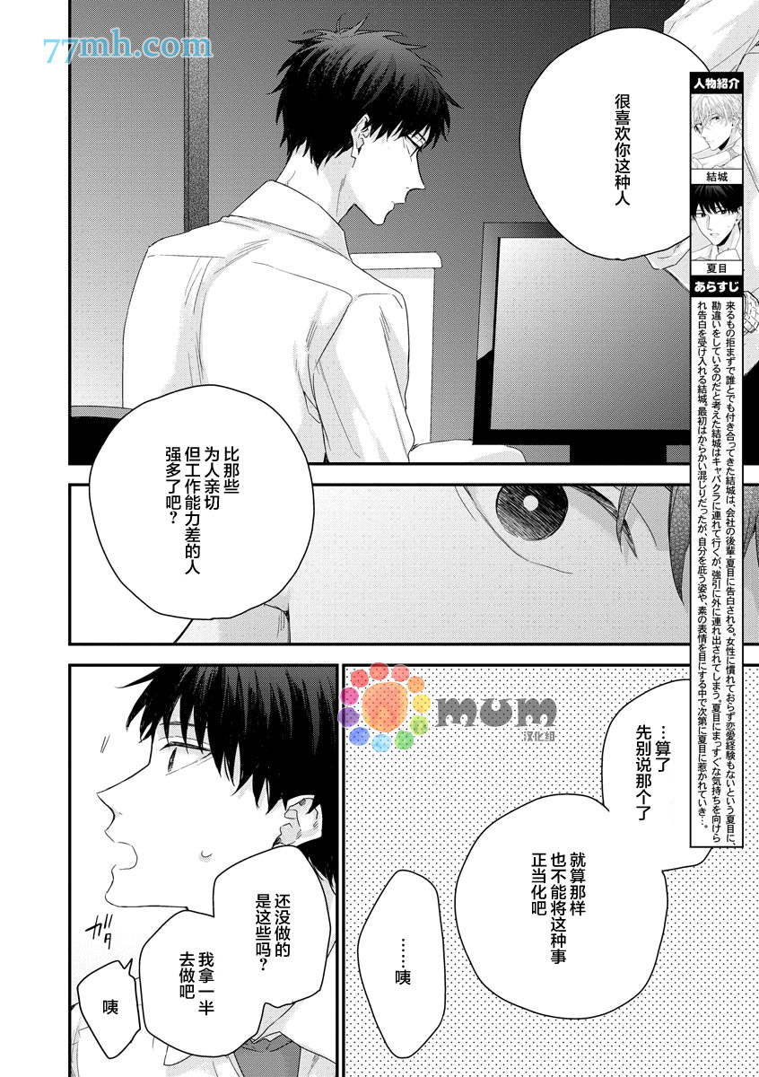 《笨拙后辈的过剩爱情》漫画 004话