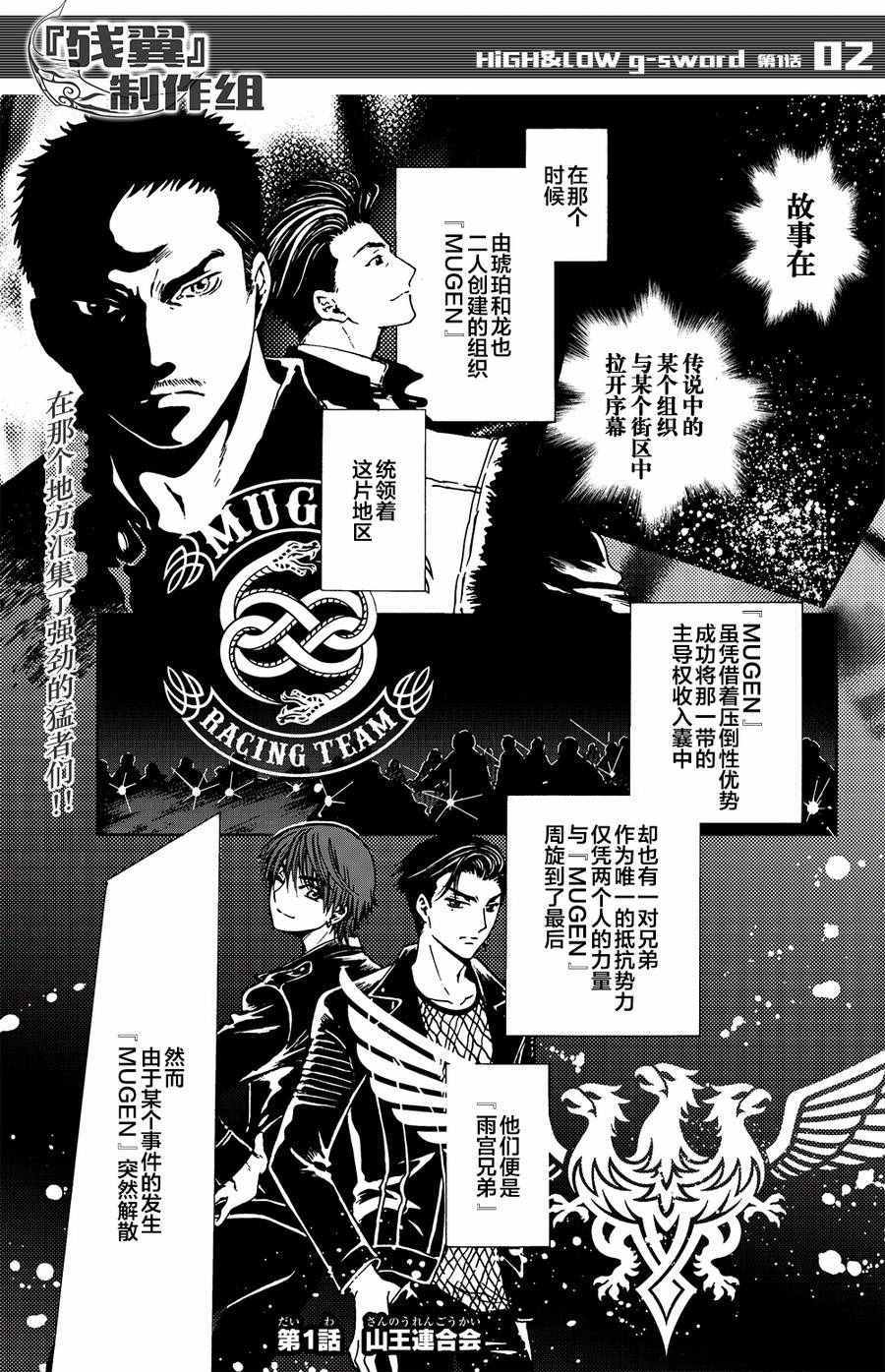 《HiGH》漫画 sword 001话