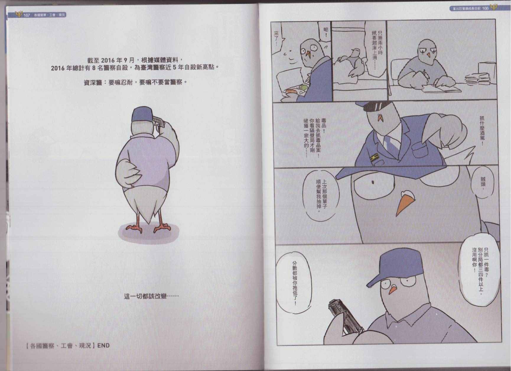 《菜比巴警鸽成长日记》漫画 菜比巴警鸽 001卷