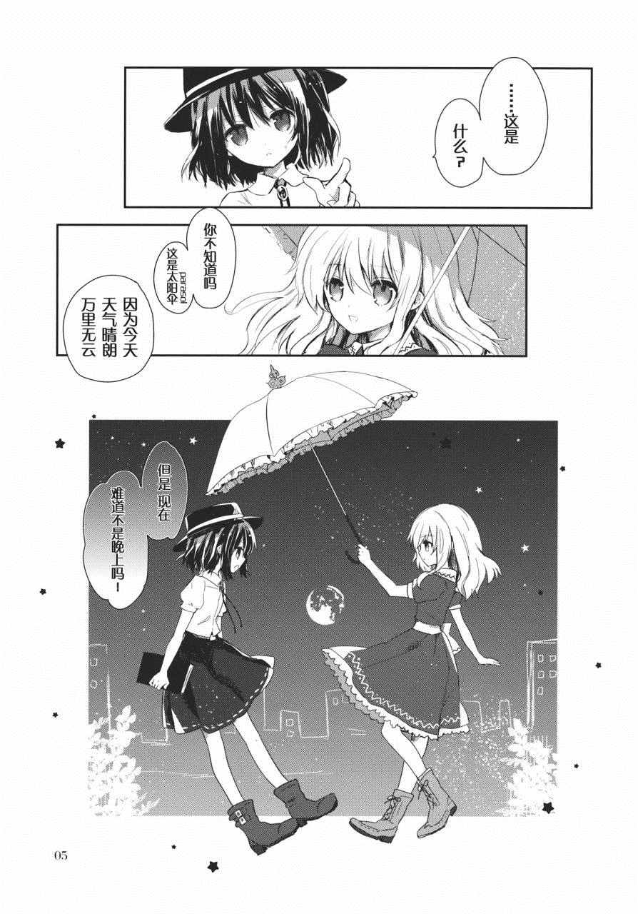 《太阳伞与夜礼服》漫画 001话