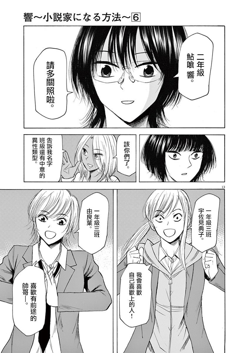 《响~成为小说家的方法》漫画 成为小说家的方法 048话