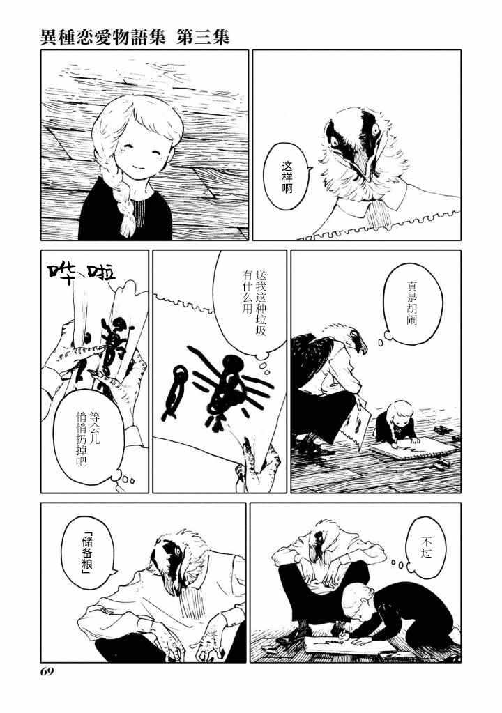 《异种恋爱物语集》漫画 储备粮与美食佳肴。