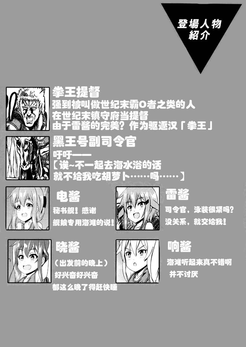 《拳王提督在镇守府上任了》漫画 海水浴作战乙