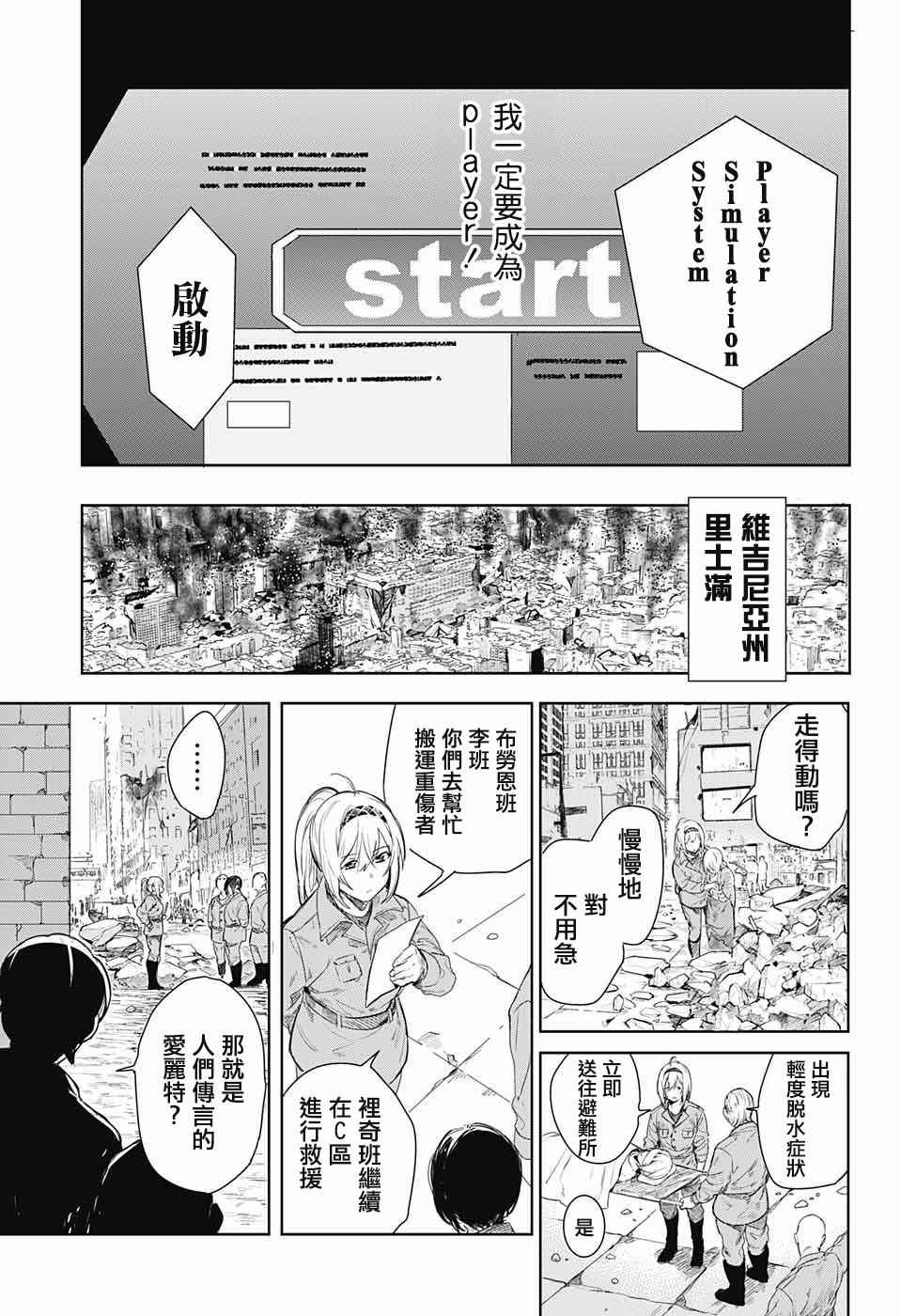 《孤独两人的战争》漫画 001话