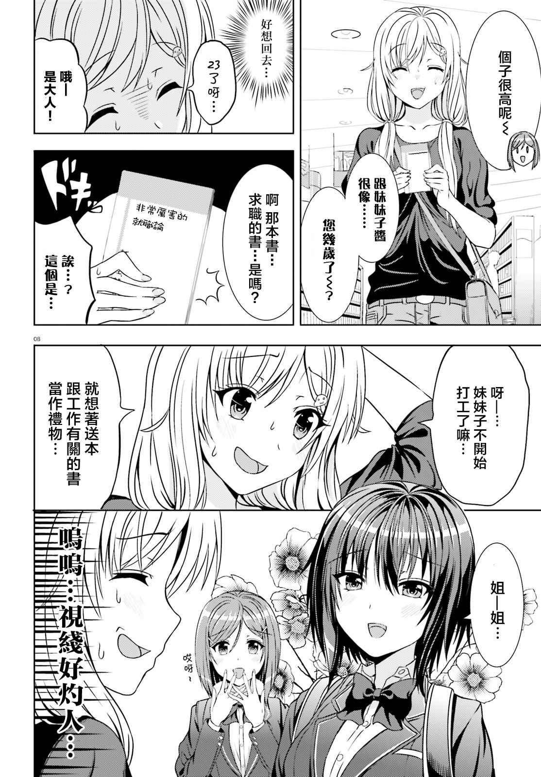 《尼特子很辛苦哟》漫画 003话