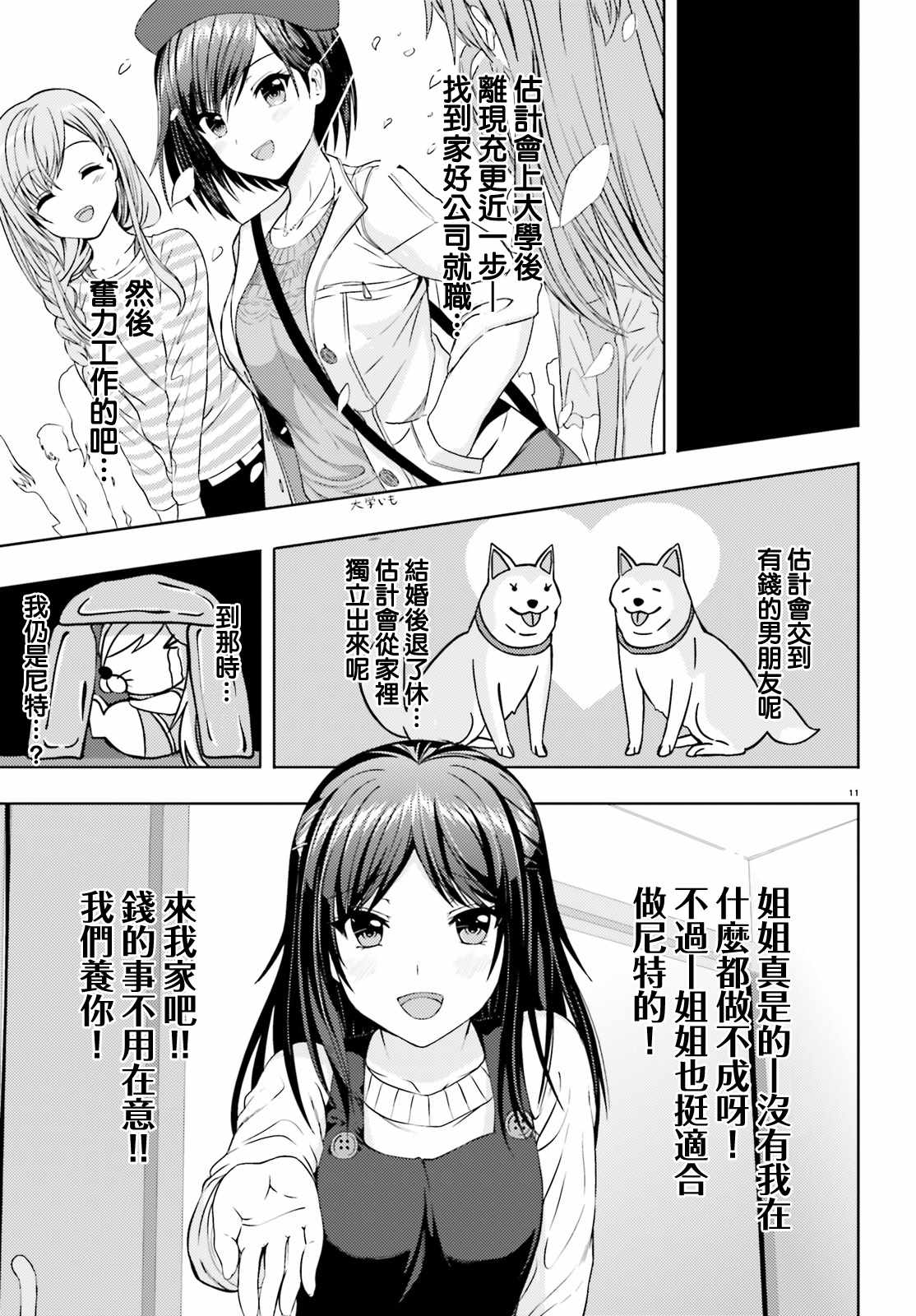 《尼特子很辛苦哟》漫画 005话