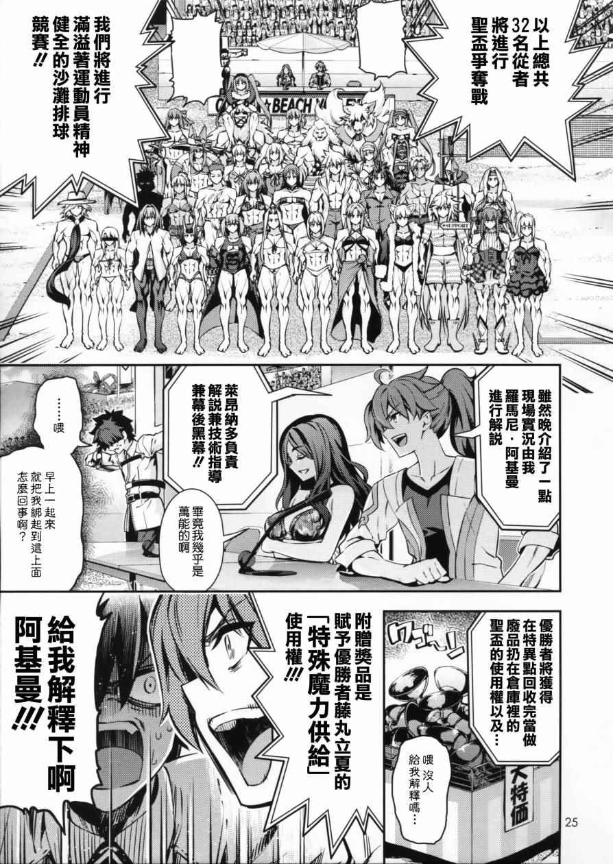 《人类史上最强迦勒底沙滩排球inOCEANUS》漫画 迦勒底沙滩排球 001话