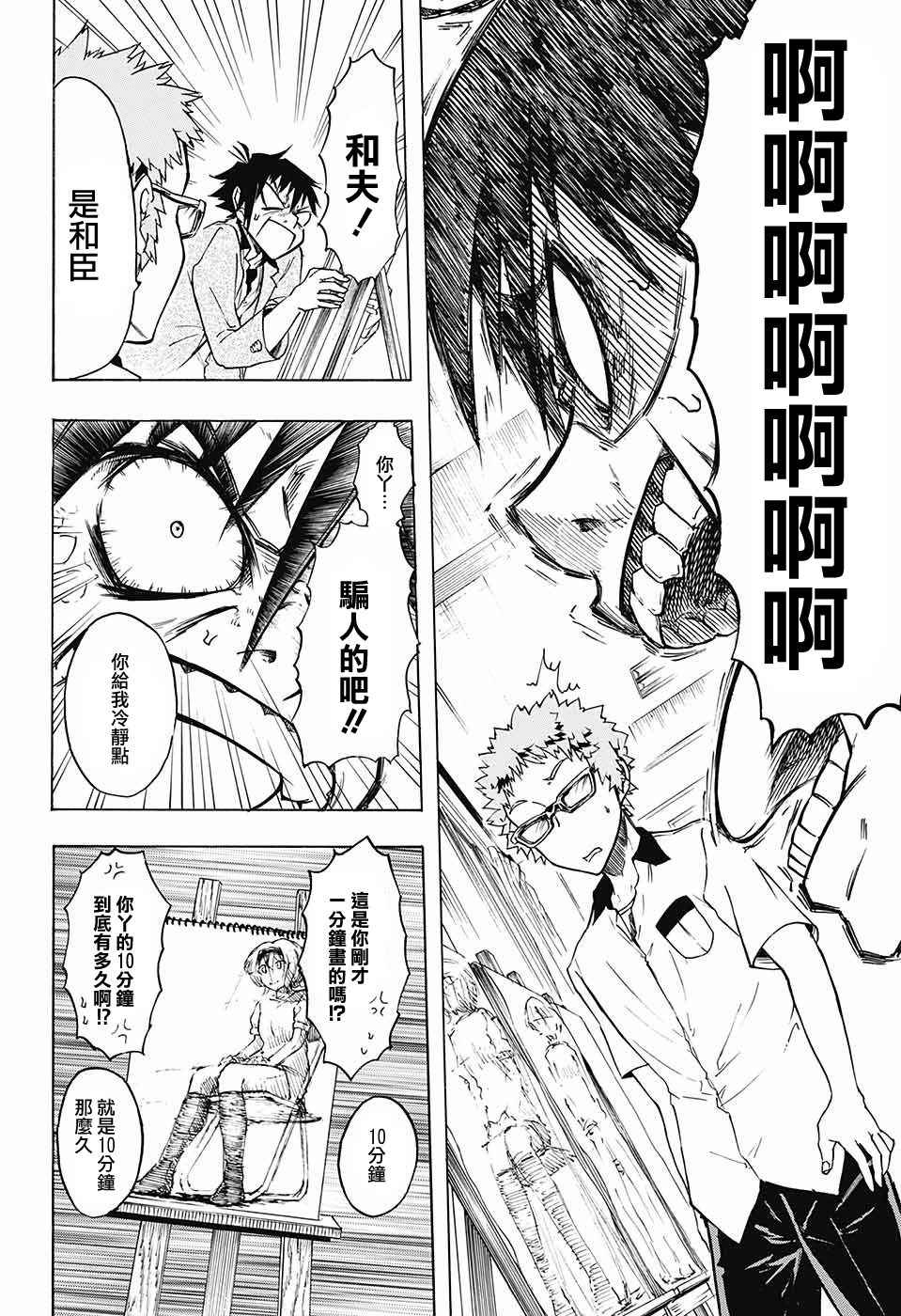 《不良×写生》漫画 短篇