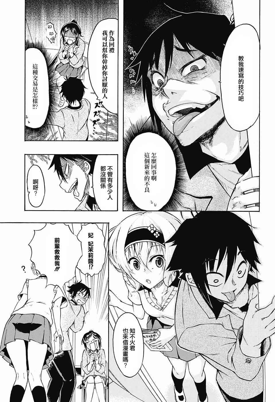 《不良×写生》漫画 短篇