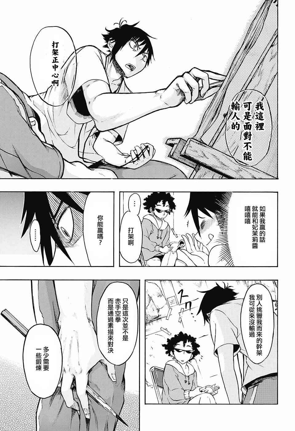 《不良×写生》漫画 短篇