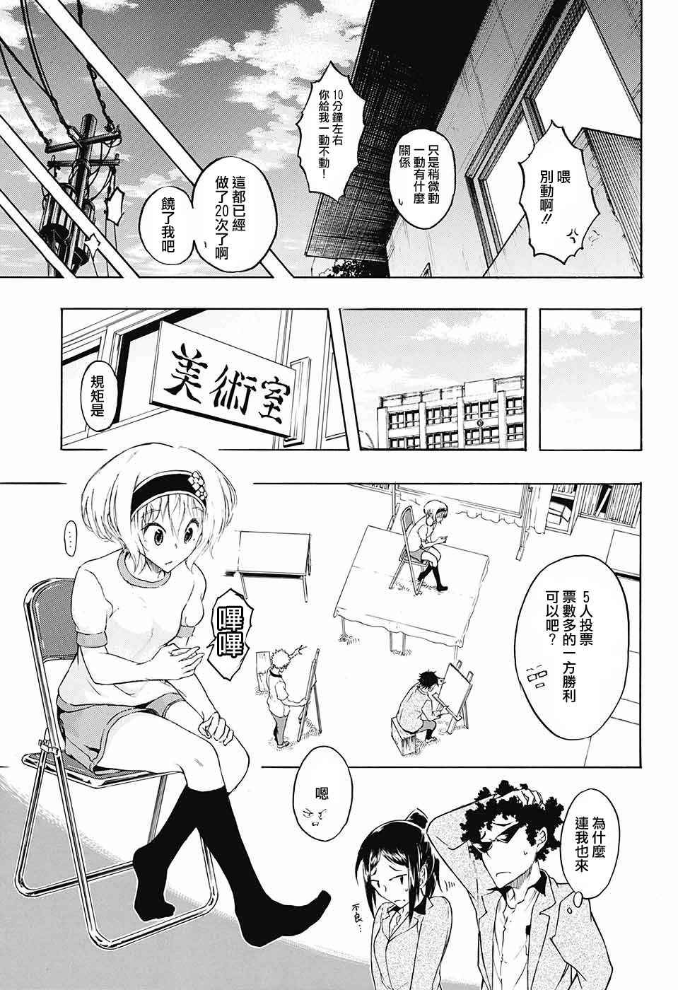 《不良×写生》漫画 短篇