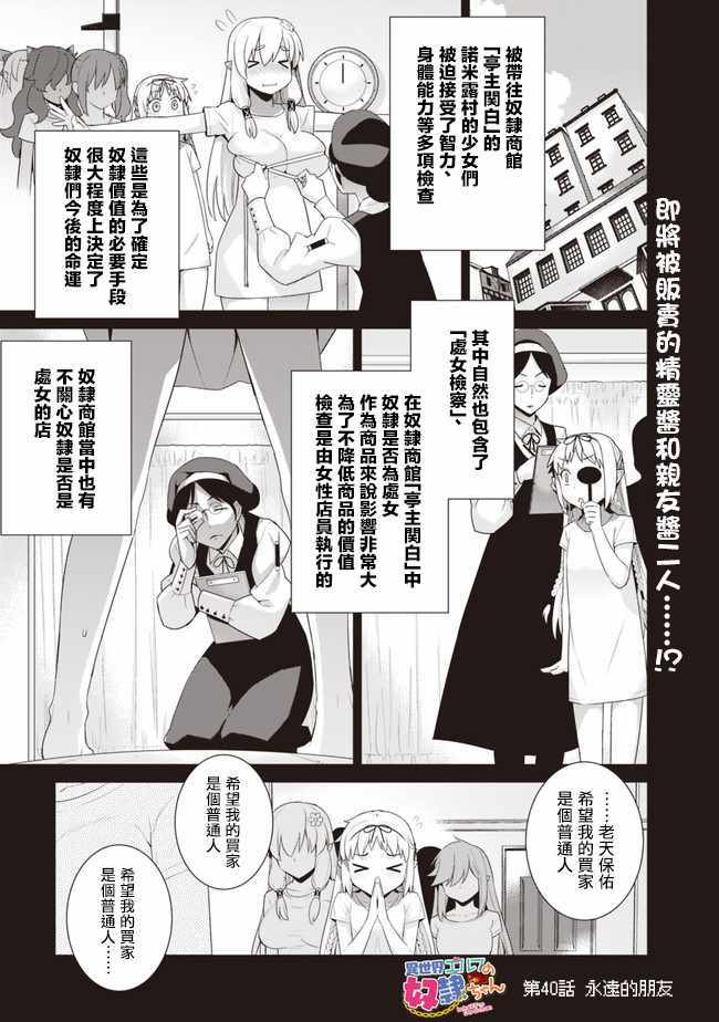 《异世界精灵的奴隶酱》漫画 精灵的奴隶酱 040话