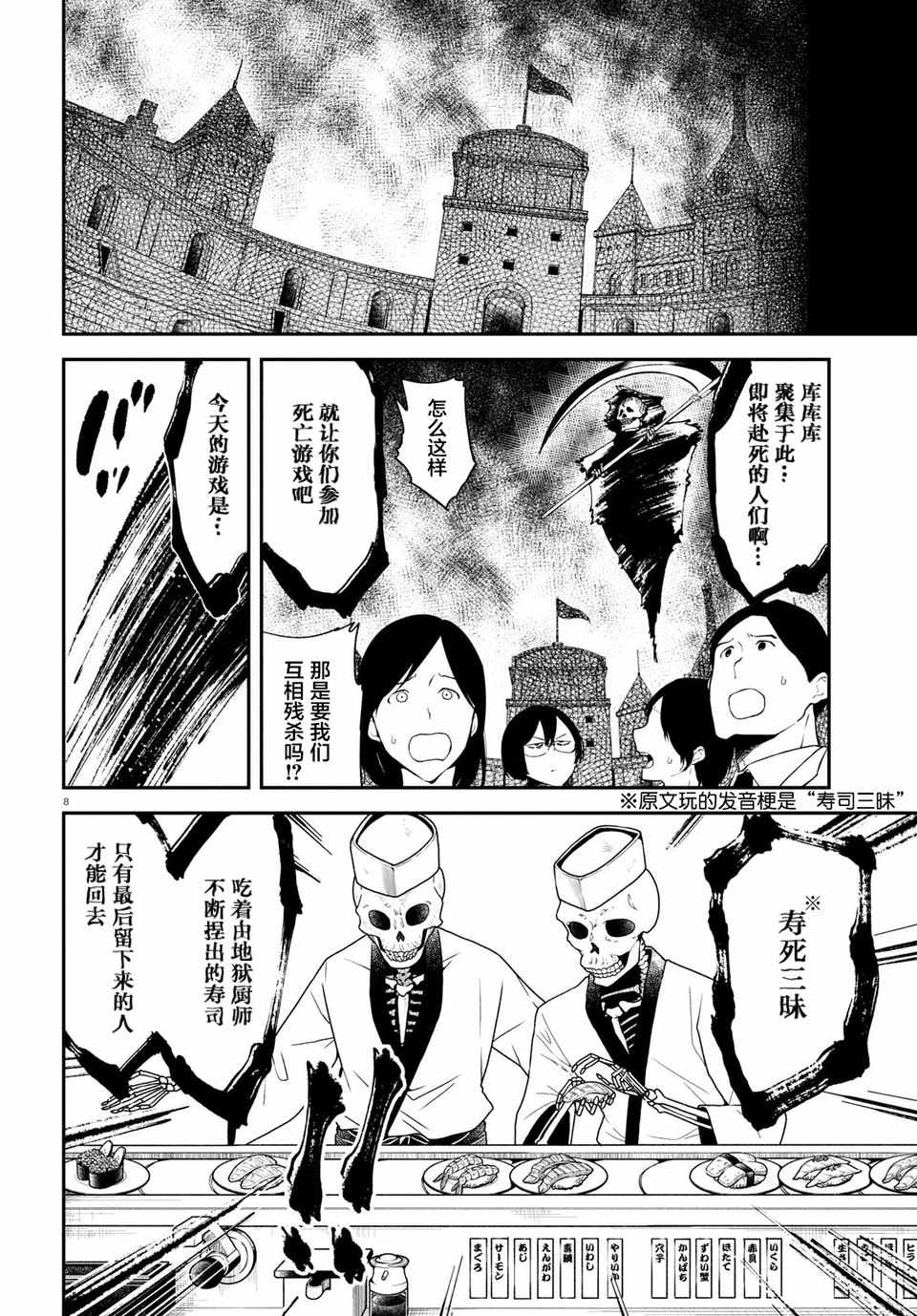 《被传送到异世界参加令人困扰的死亡游戏》漫画 被传送到异世界 008话