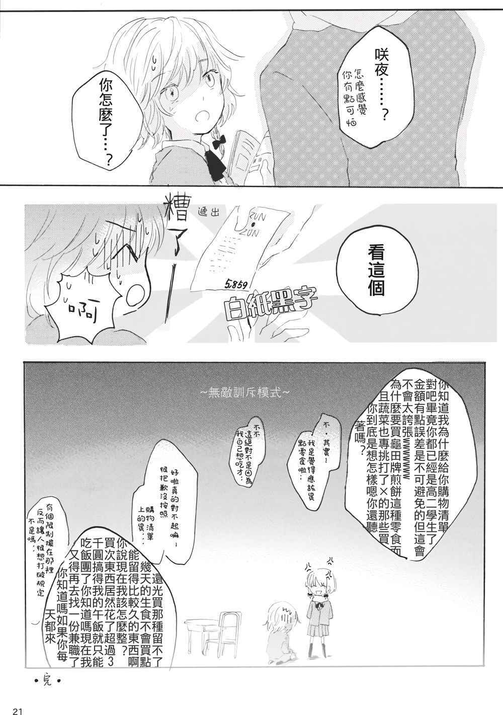 《东方女子高中~冬日餐桌》漫画 冬日餐桌 001话