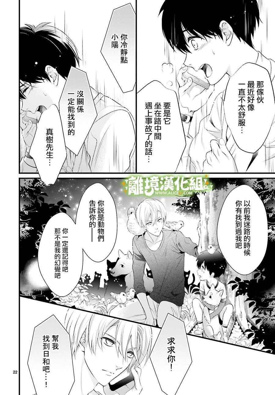 《小阳、日和与动物之声》漫画 001话