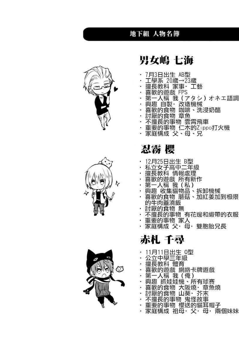 《中之人基因组【实况中】》漫画 中之人基因组 05卷附录 其他