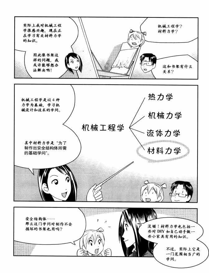 《欧姆社学习漫画》漫画 材料力学