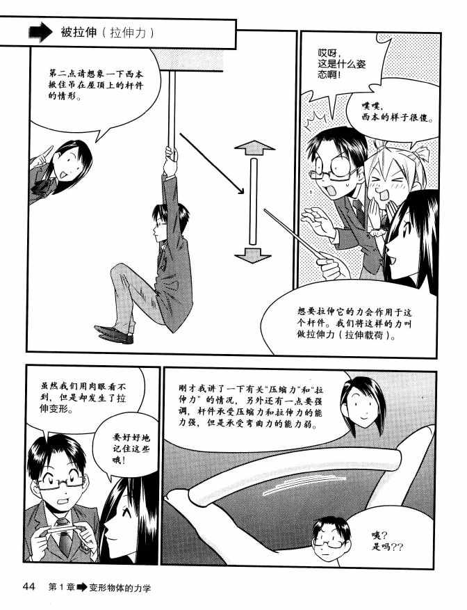 《欧姆社学习漫画》漫画 材料力学