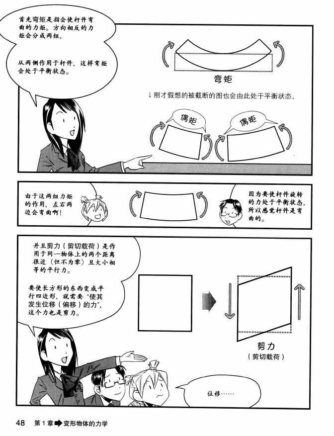 《欧姆社学习漫画》漫画 材料力学