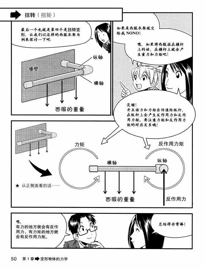 《欧姆社学习漫画》漫画 材料力学