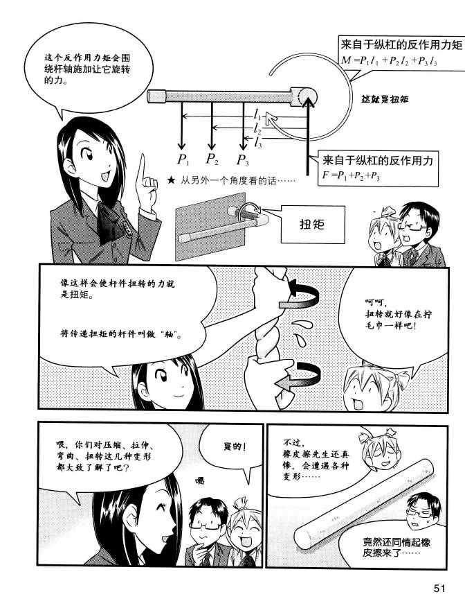 《欧姆社学习漫画》漫画 材料力学