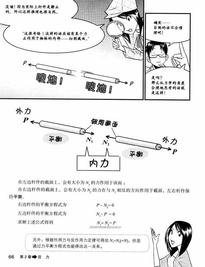 《欧姆社学习漫画》漫画 材料力学