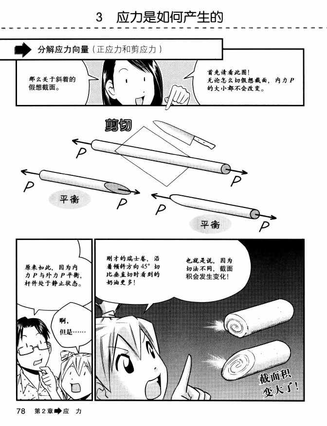 《欧姆社学习漫画》漫画 材料力学