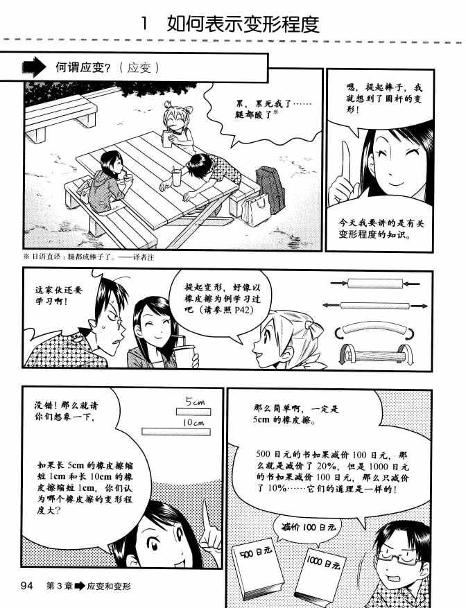 《欧姆社学习漫画》漫画 材料力学