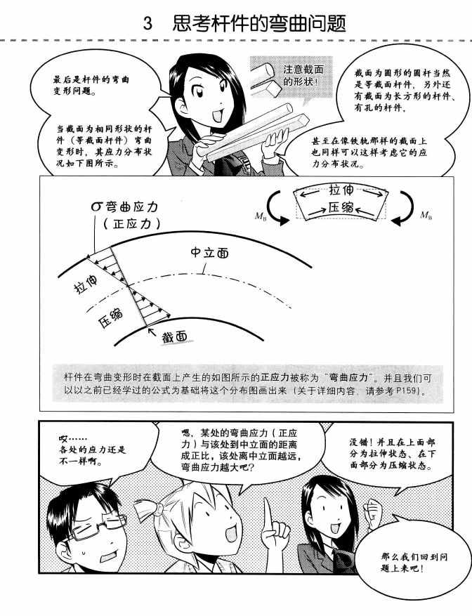 《欧姆社学习漫画》漫画 材料力学