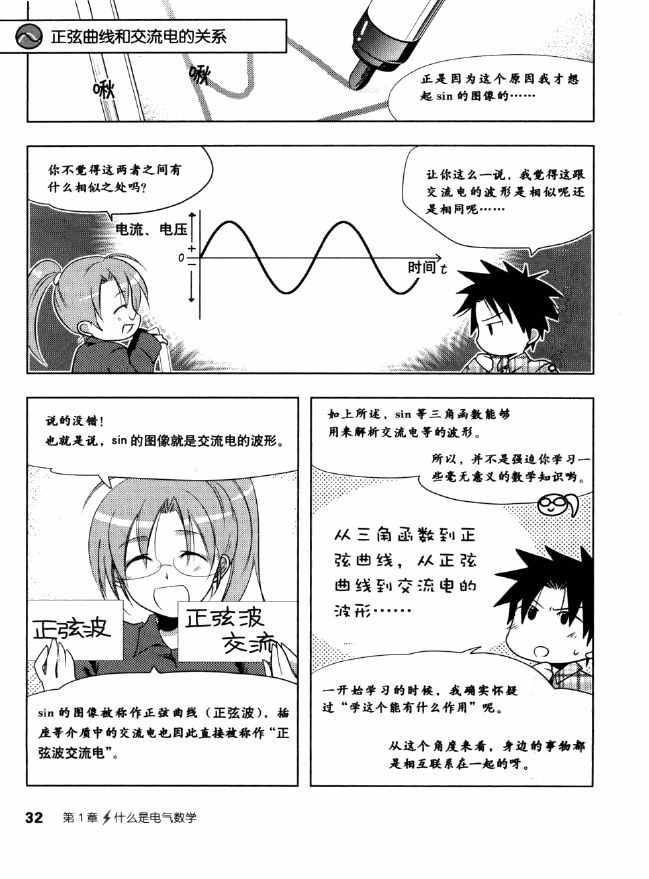 《欧姆社学习漫画》漫画 电气数学