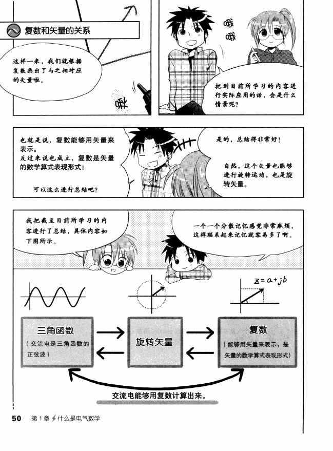 《欧姆社学习漫画》漫画 电气数学