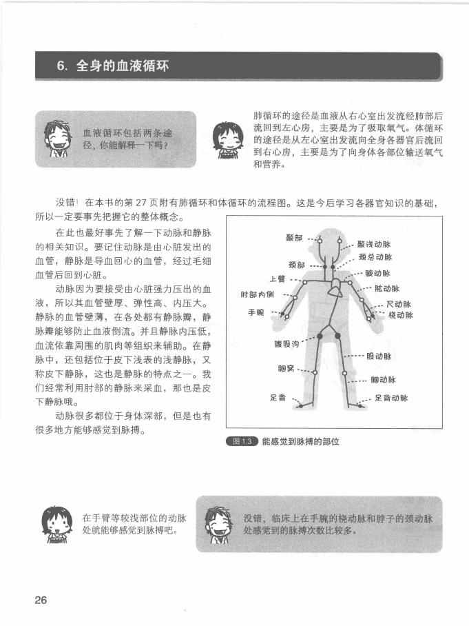 《欧姆社学习漫画》漫画 生理学